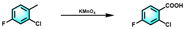 氧化反应芳环侧链氧化为芳基羧酸2 氯 4 氟苯甲酸 元革科技